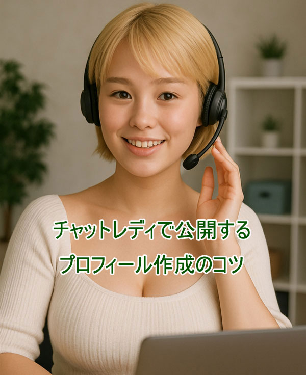 チャットレディで公開するプロフィール作成のコツ