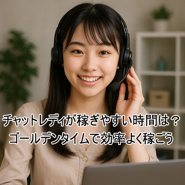 チャットレディが稼ぎやすい時間帯「ゴールデンタイム」教えます