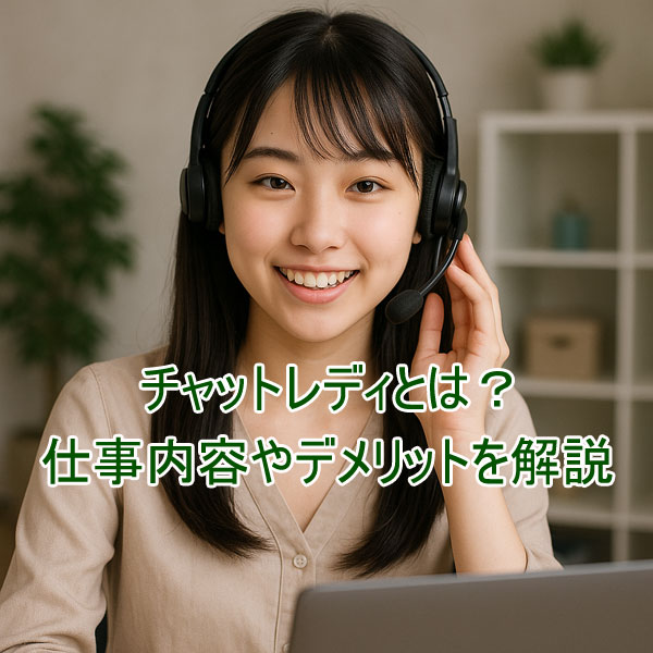 チャットレディとは？仕事内容やデメリットを解説