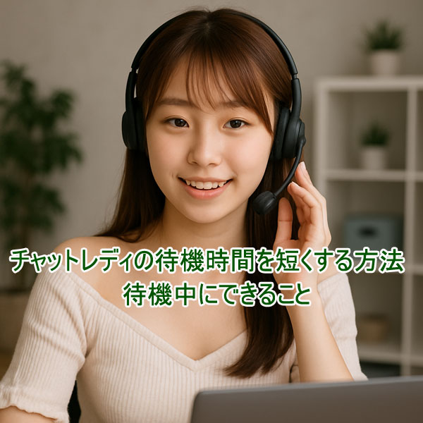 チャットレディの待機時間を短くする方法と待機中にできること